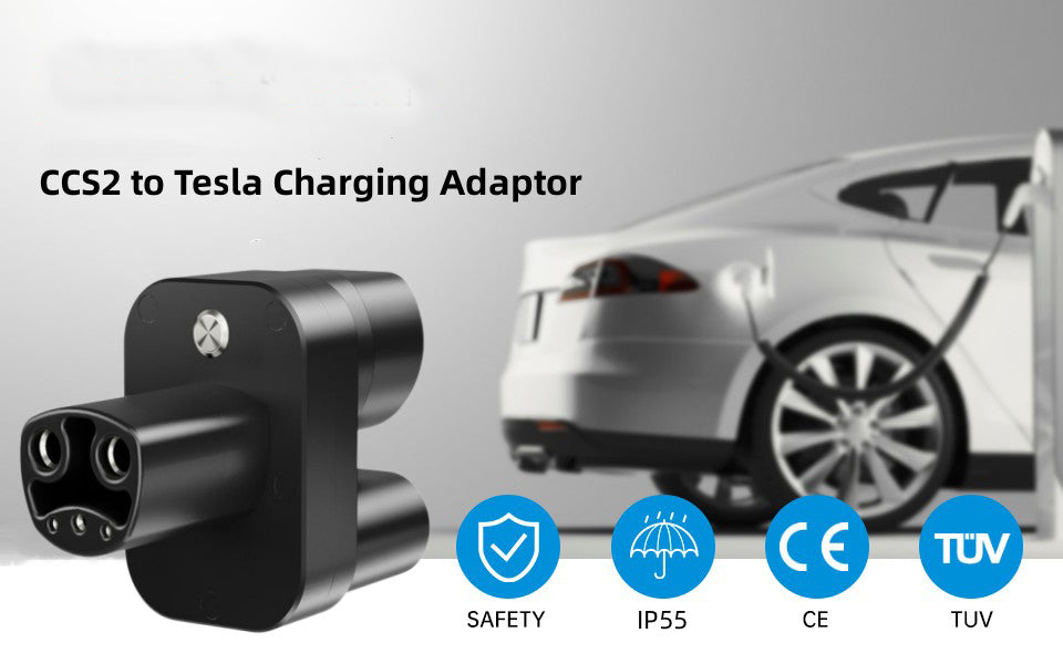 CCS2 naar Tesla Adapter voor EV-lader, 400A CCS2 Combo Tesla Omvormer