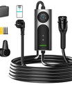 NOEIFEVO CY01 Type 2 laadkabel Schuko 220V, 3,7kW mobiele Wallbox met APP, 6-16A 1-fasige laadkabel e-auto voor alle EVs (IEC 62196-2) & PHEVS