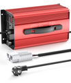NOEIFEVO 67.2V 25A litiumbatteriladdare för 59.2V (60V) 16S litium-Li-jon-Lipo-batteri, LCD-display, justerbar ström, laddare för elcykel, scooter, elmotorcykel