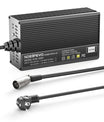 Noeifevo 14,6V 10A LiFePO4 acculader voor 12V 12,8V LiFePO4 accu, XLR/IEC/XT60/Anderson 50A/M8