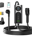 NOEIFEVO CY01 Type 2 laadkabel Schuko 220V, 3,7kW mobiele Wallbox met APP, 6-16A 1-fasige laadkabel e-auto voor alle EVs (IEC 62196-2) & PHEVS