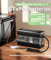 Noeifevo 43,8 V 10 A LiFePO4 Caricabatterie  per batteria LiFePO4 36 V 38,4 V 12 S
​