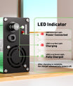 NOEIFEVO 37.8V 4A Carregador de Lítio para Baterias Li-Ion Lipo 9S 33.3V, com Ventilador de Resfriamento e Desligamento Automático (VERDE)