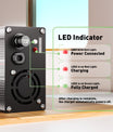 NOEIFEVO 54,6V 5A lithiumlader voor 13S 48V batterij, LED-display, aluminium behuizing, ventilator