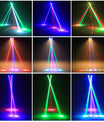 36W Disco-Licht 2-Arm LED Moving Head RGBW Partylicht mit Bienenauge, DMX512 Beam Bühnenbeleuchtung für Nachtclub, Bar, KTV