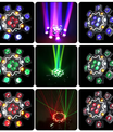 200W 8ramenné moving head světlo včelí oko, DJ pódiové osvětlení s podporou DMX512, RGBW 4 v 1 LED party světlo s dálkovým ovládáním pro svatby, bary, kluby a diskotéky