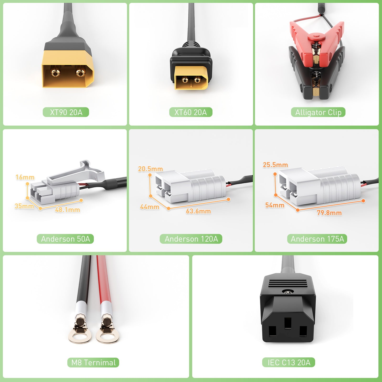 NOEIFEVO 58,8V 2-20A litiumbatterilader for 51,8V 52V 14S litium-lion-lipo-batteri, LCD-skjerm, justerbar strøm, lader for elsykkel, scooter, elektrisk motorsykkel