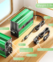 NOEIFEVO 58.4V 3A LiFePO4 Batterijlader voor 16S 48V 51.2V LiFePO4 batterij, met koelventilator, automatische uitschakeling (GROEN)