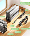 Caricabatterie per batteria al piombo-acido NOEIFEVO 41.4V-44.1V 4A per batteria al piombo-acido da 36V, con ventola di raffreddamento, spegnimento automatico