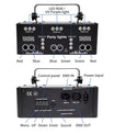 Discolys Partylys, LED RGB-lys DJ-projektor musikkstyrt DJ-discolys, DMX-effektspot for KTV, familietreff, bryllup, bursdag, Halloween