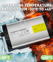 NOEIFEVO 63V 6A lithium batterijlader voor 15S 55,5V lithium batterij, met koelventilator, automatische uitschakeling.