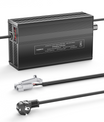 NOEIFEVO 117.6V 1A-12A Lithium-Batterielader voor 103.6V (96V) 28S Lithium-Li-Ion-Lipo-batterij, LCD-scherm, instelbare stroom.