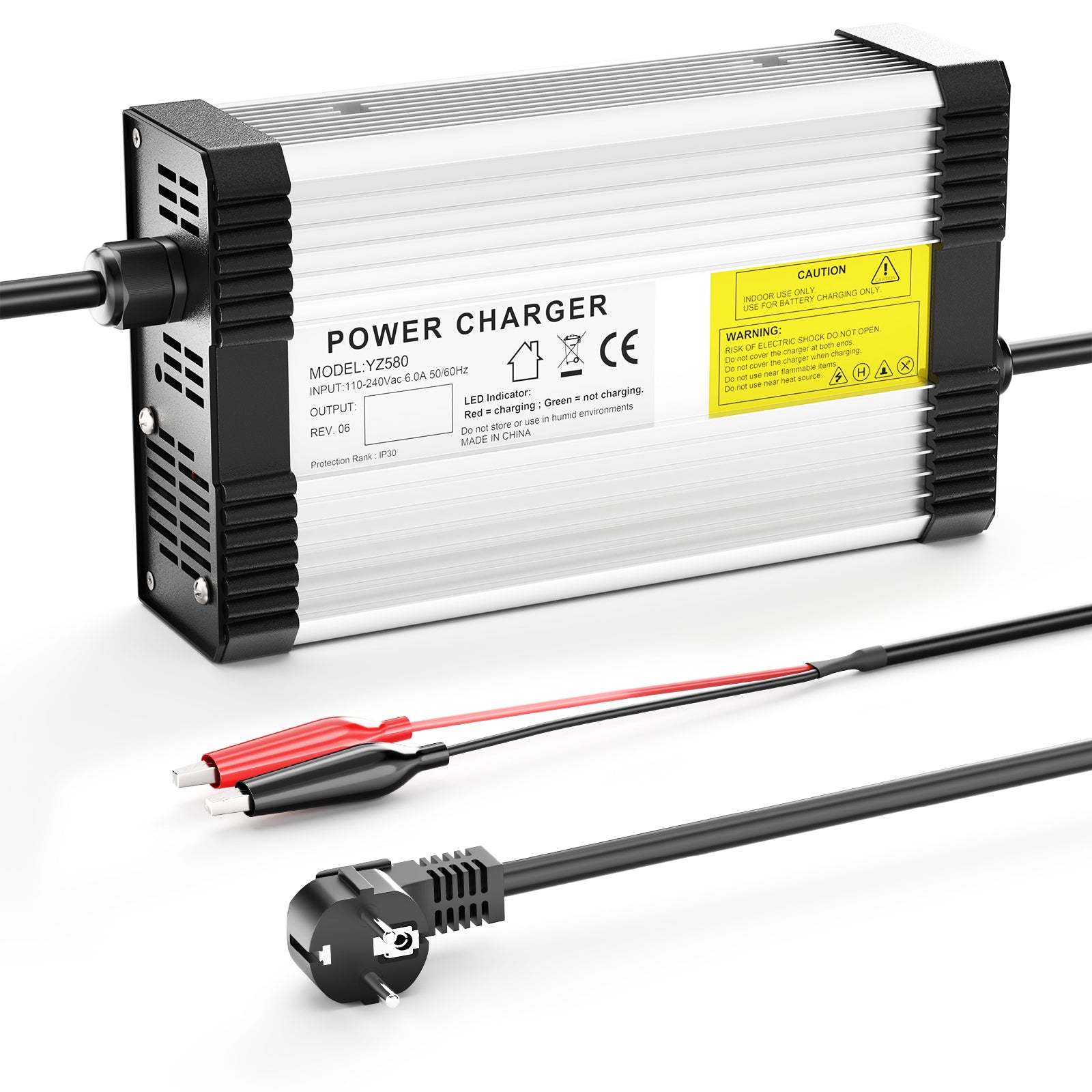 NOEIFEVO 88.2V 4.5A lithium batterijlader voor 21S 77.7V lithium batterij, met koelventilator, automatische uitschakeling.