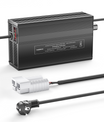 NOEIFEVO 109.5V 1A-15A LiFePO4 Batterijlader, geschikt voor 96V 30S LiFePO4-batterij, LCD-scherm, instelbare stroom