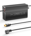 NOEIFEVO 96.6V 1A-15A Lithium-Batterieladegerät für 85.1V（84V) 23S Lithium-Li-Ionen-Lipo-Batterie, LCD-Anzeige, Strom einstellbar