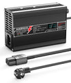 NOEIFEVO 33.6V 5A Caricabatterie al litio per batterie Li-Ion Lipo 8S 29.6V, con display LCD, ventola di raffreddamento e spegnimento automatico