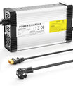 NOEIFEVO 33.6V 12A Lithium-Batterijlader voor 8S 29.6V 30V Lithium Batterij, met koelfan, automatische uitschakeling.