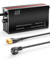 NOEIFEVO 48V 2A-20A Carregador de Bateria Ajustável de Corrente para Baterias de Chumbo-Ácido, AGM, Gel, Carregador de Bateria para Carrinhos de Golfe, Com Display LED