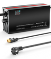 NOEIFEVO 73V 20A Nabíjačka batérií Lithium-LiFePO4 pre batérie LiFePO4 60V 64V 20S, s LCD displejom, nastaviteľný prúd, nabíjačka pre trollingové motory, člny a karavany