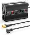 NOEIFEVO 14.6V 10A LiFePO4 Batterie-Ladegerät für 4S 12V 12.8V LiFePO4 Batterie, mit LCD-Anzeige, Kühlventilator, automatischer Abschaltung