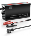 NOEIFEVO 73V 20A Nabíjačka batérií Lithium-LiFePO4 pre batérie LiFePO4 60V 64V 20S, s LCD displejom, nastaviteľný prúd, nabíjačka pre trollingové motory, člny a karavany