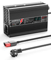 NOEIFEVO 14.6V 10A LiFePO4 batteriladdare för 4S 12V 12.8V LiFePO4-batteri, med LCD-display, kylfläkt, automatisk avstängning