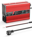 NOEIFEVO 54.6V 2A 2.5A 3A Lithium-Lader voor 13S 48.1V Li-Ion Lipo-batterijen, Koelventilator, automatische uitschakeling (ROOD)