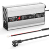 NOEIFEVO 16,8V 20A litiumbatterilader for 14,8V 4S batteri Auto Power Off Aluminiumsdeksel med vifte (sølv)
