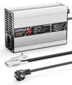 NOEIFEVO 29.4V  2A 3A 4A 5A Lithium-oplader til 7S 25.9V Li-Ion Lipo-batterier, med køleventilator og automatisk slukning.