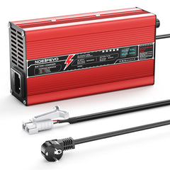 NOEIFEVO 67.2V 6A 16S Lithium-Batterieladegerät, für 16S 59.2V Li-Ion Batterie, LED-Anzeige, für E-Bike, Roller, Boot und Auto