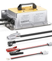 NOEIFEVO 58.4V 30A LiFePO4 batterioplader til 51.2V(48V) 16S LiFePO4 batteri, vandtæt, 0V BMS aktiveret