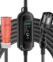 Noeifevo Typ2 Mobilní EV Wallbox, 11KW 3-fázový CEE16A Nastavitelný výkon nabíjení EV nabíječka, 5m/10m/15m EV nabíjecí kabel pro Model Y/3, ID.3/4/5, MG4, EX30, e-up, e-tron, Zoe a další EV.