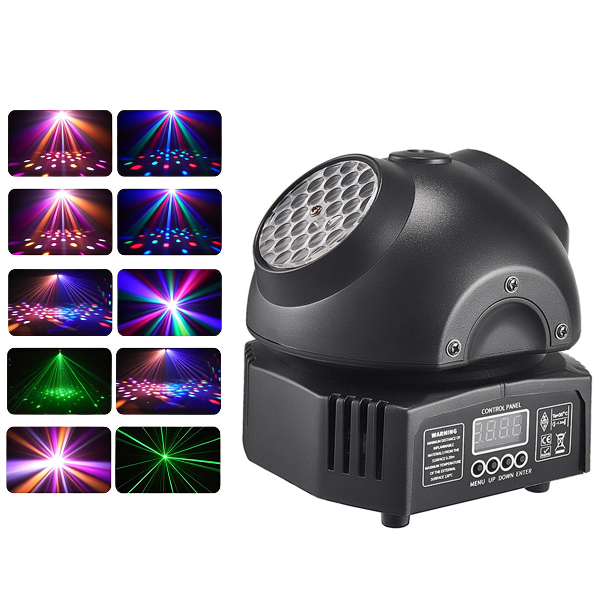 36W Mini-discolamp, RGBW LED-feestverlichting, dubbele moving-head-spot, DMX512 DJ-apparatuur, stroboscoop-podiumeffect voor nachtclub, bar en show