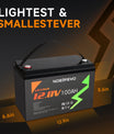 NOEIFEVO 12.8V 100Ah LiFePO4 Lithium Batterie, 1280Wh Lithium Batterie mit 100A BMS, 4000+ Ladezyklen, mit 14.6V 20A Ladegerät, perfekt als Stromquelle für Wohnmobil, Boot.