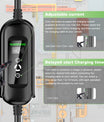 10Meters 11KW Type 2 16A 3 Fase Mobiel EV Laadstation EV Wallbox, CEE 16A Stekker, Schuko Stekker voor onderweg