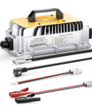NOEIFEVO 36V 38.4V LiFePO4 batterijlader, 43.8V 25A waterdichte lader voor golfwagen/boot/camper, met volledige bescherming