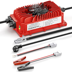 NOEIFEVO 48V 20A acculader voor loodzuuraccu's, AGM, gel, golfkar acculader