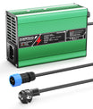 NOEIFEVO 29.4V 2A 3A 4A 5A Lithium-Lader voor 7S 25.9V Li-Ion Lipo-batterijen, Koelventilator, Automatische uitschakeling (GROEN)