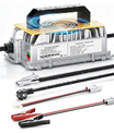 NOEIFEVO 58.4V 20A Lithium Lifepo4 batterioplader til 48V (51.2V)16S batteri, vandtæt, 0 V BMS aktivering, automatisk nedlukning med fuld beskyttelse