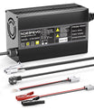 Noeifevo 29,2 V 20 A LiFePO4 Caricabatterie per batteria al litio 24 V 25,6 V, attivazione BMS 0 V, spegnimento automatico con protezione completa
