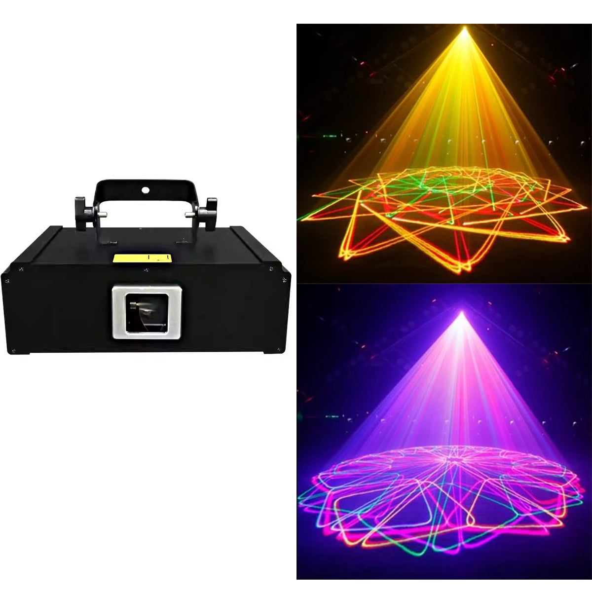 2W fullfarget Phantom-laserlys, profesjonelt сценelys, egnet for KTV, barer, nattklubber og sceneopptredener