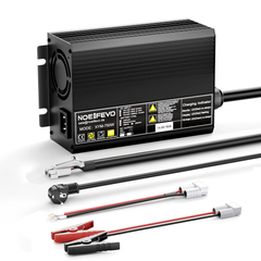 Noeifevo 14.6V 50A Snelle Lithium LiFePO4 Batterijlader voor 12V (12.8V) LiFePO4 Batterij, 0V BMS Activering, Automatische Uitschakeling met Volledige Bescherming