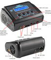 NOEIFEVO C150 Cargador Equilibrador AC/DC 150W 10A para Baterías LiPo, LiHV, LiFe, LiIon, NiCd, NiMh y Pb
