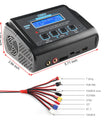 NOEIFEVO C150 AC/DC 150W 10A RC Balance Lader og Af-Loader til LiPo, LiHV, LiFe, LiIon, NiCd, NiMh og Pb Batterier