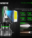 FATEEYE H7 LED Scheinwerfer Kit 10000LM 50W Fern/Abblendlicht 6500K Weiß Halogen(2Stück)