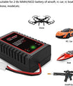 Caricabatterie Intelligente N8 per Batterie NiMH / NiCD da 2-8s 2.4V 3.6V 4.8V 6V 7.2V 8.4V 9.6V per Airsoft, Auto RC, Barche, Droni, con Connettore Standard / Mini Tamiya