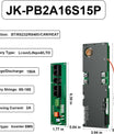 BMS 8S-16S 24V-48V 100A/150A Thuisenergieopslag BMS 1A/2A Actieve balans Geïntegreerde Bluetooth met RS485 CAN voor zonnestroomsysteem