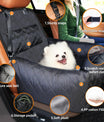 NOEIFEVO CA11 Asiento de coche para perros, cama central para asiento de perro, transportador portátil para perros, bolsa de viaje de seguridad para perros y gatos