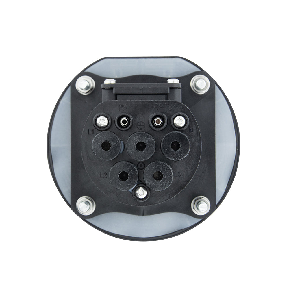 NOEIFEVO Gniazdo typu 2 IEC 62196-2 16/32A 3-fazowe do stacji ładowania pojazdów elektrycznych AC Wallbox