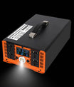 Inverter 5000W til 12000W ren sinus bølge spændingsomformer, 12V/24V/48V/60V/72V/96V til 230V, med LCD spændingsdisplay